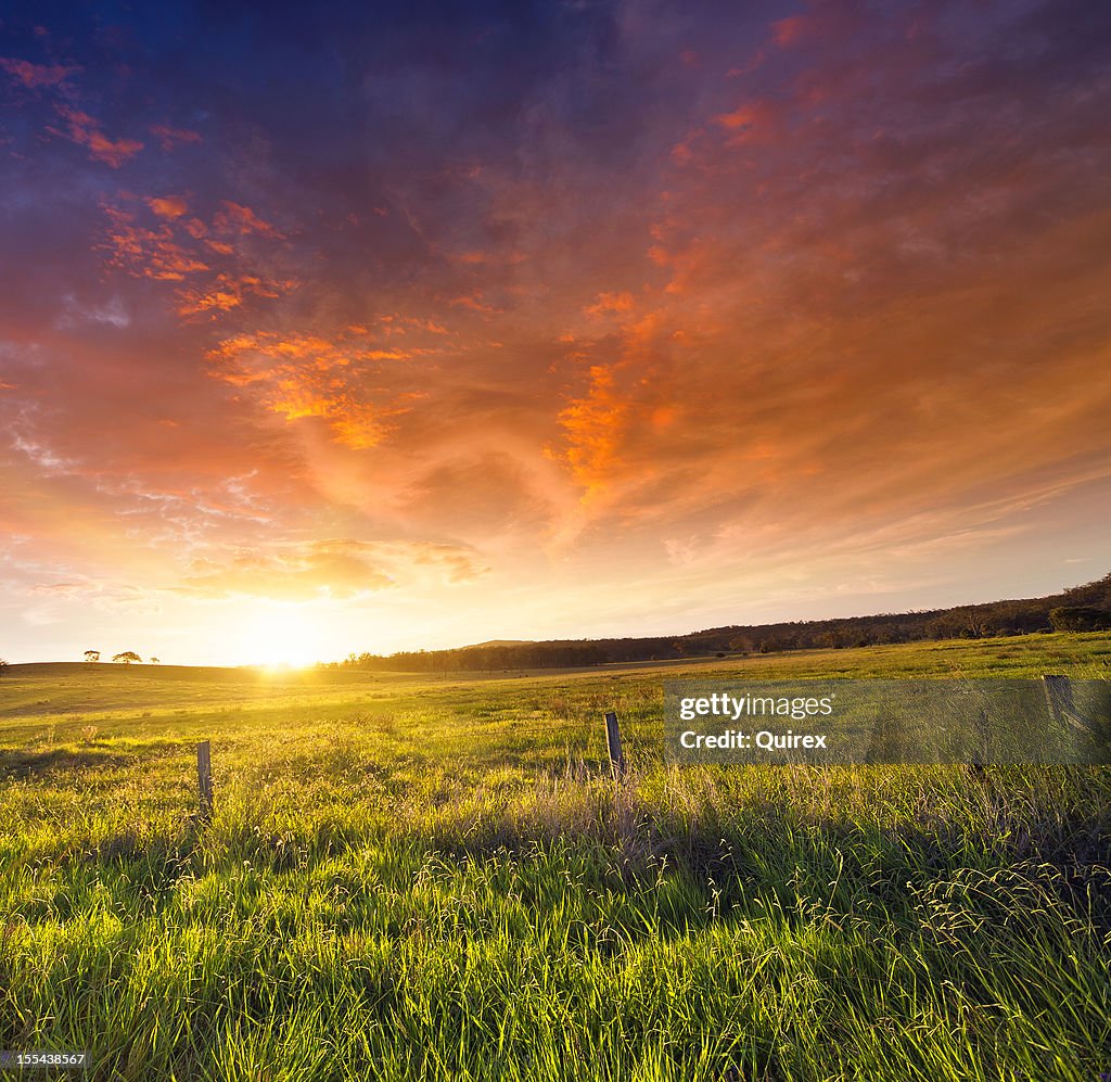 Golden Sonnenuntergang