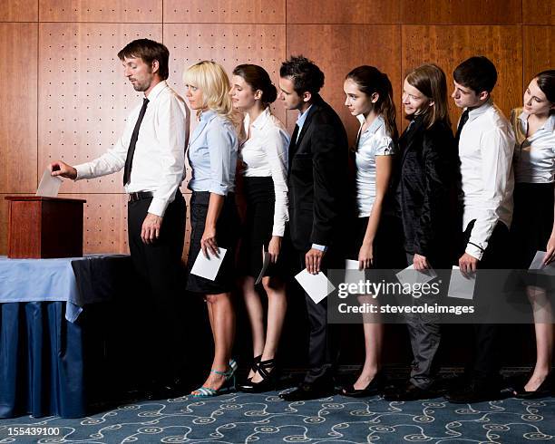 ballot box vote - verkiezing stockfoto's en -beelden