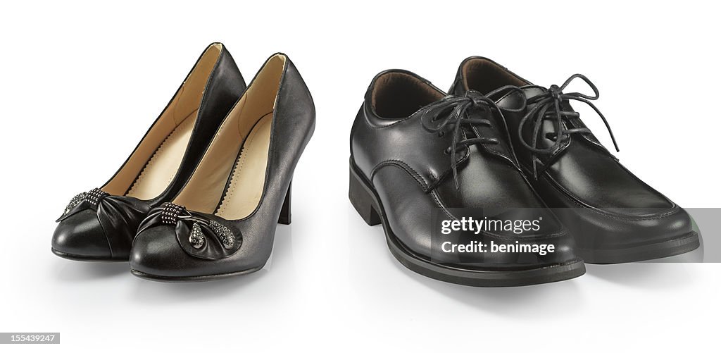 Man and woman shoe