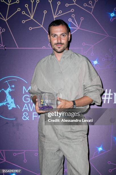 Roberto De Rosa attends the Magna Grecia Awards & Fest 2023 on July 18, 2023 in Ginosa, Italy.