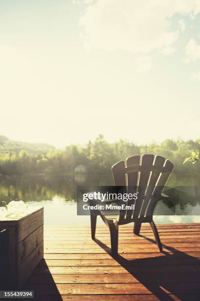 chalet style - idyllic retro stock pictures, royalty-free photos & images