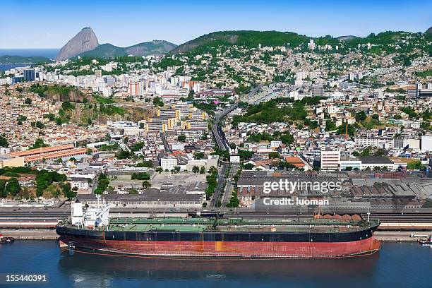 port zone in rio de janeiro - ferry terminal stock pictures, royalty-free photos & images