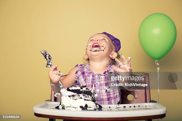 first birthday - kid birthday cake stock pictures, royalty-free photos & images