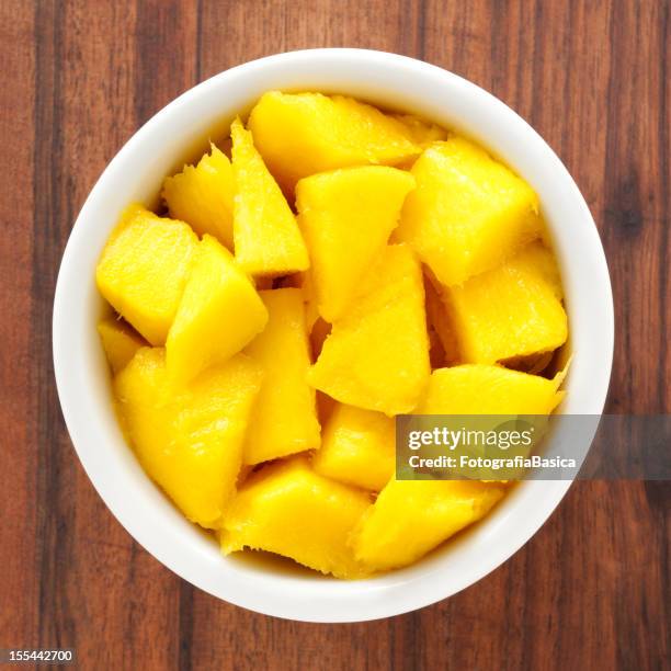 diced mango - chopped food stock pictures, royalty-free photos & images