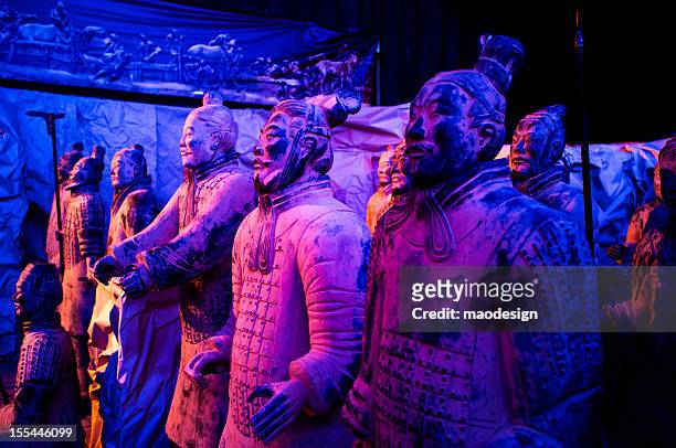 terra-cotta warriors of xi'an - conflict minerals stock pictures, royalty-free photos & images