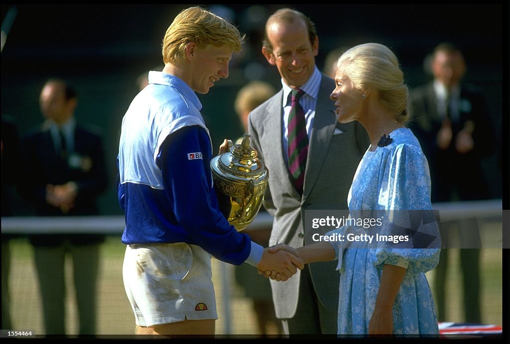 BECKER GERMANY WIMBLEDON TROPHY