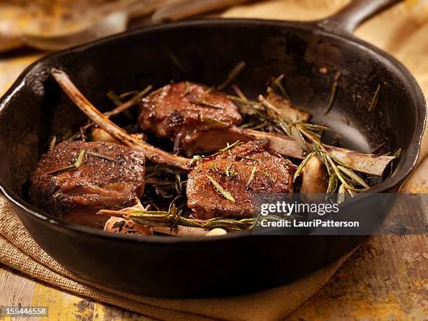 braised lamb chops - lamb shank stock pictures, royalty-free photos & images