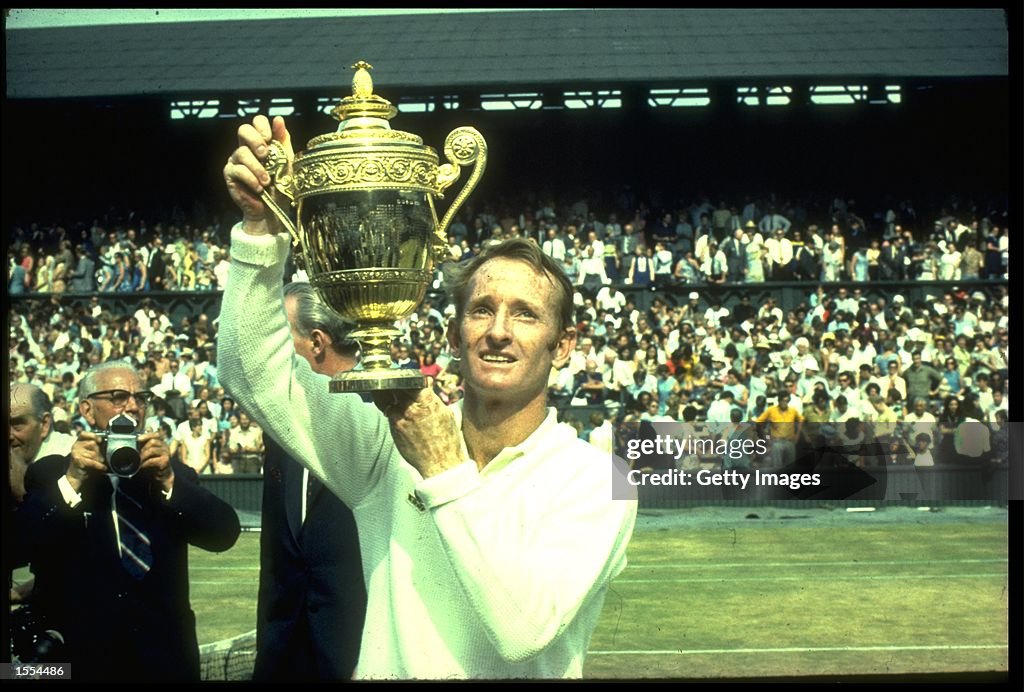 LAVER AUSTRALIA WIMBLEDON TROPHY