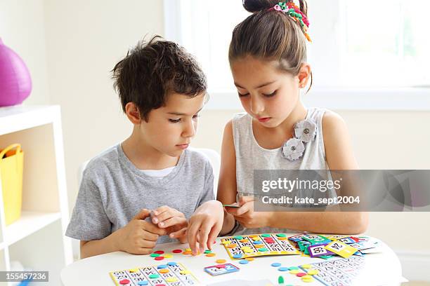 math development - bingo stockfoto's en -beelden