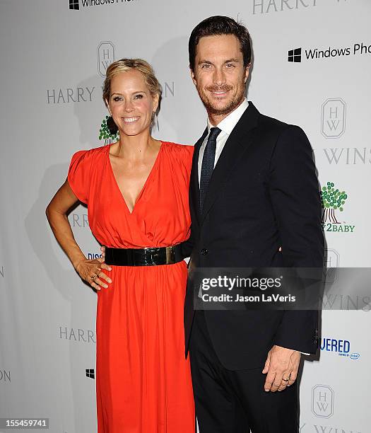 Actress Erinn Bartlett and actor Oliver Hudson attend the 1st annual Baby2Baby gala at Book Bindery on November 3, 2012 in Culver City, California.