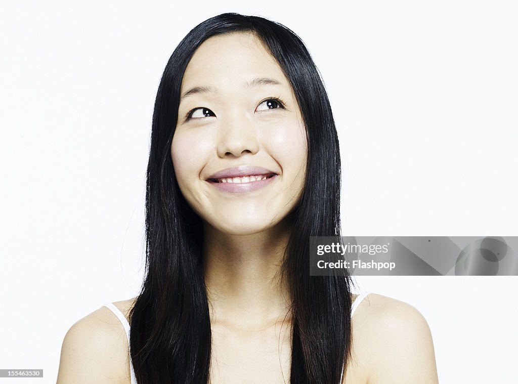 Portrait of woman smiling