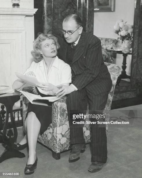 English actress Anna Neagle with her husband, British film producer and director Herbert Wilcox , circa 1945.