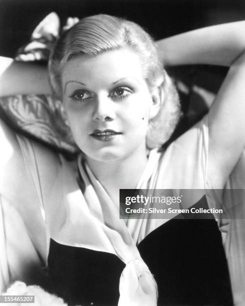 American actress Jean Harlow , circa 1930.