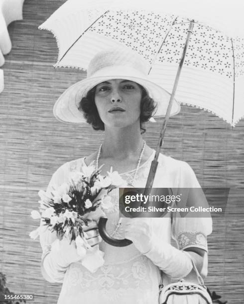 Italian-Australian actress Greta Scacchi as Olivia Rivers in 'Heat And Dust', directed by James Ivory, 1983.