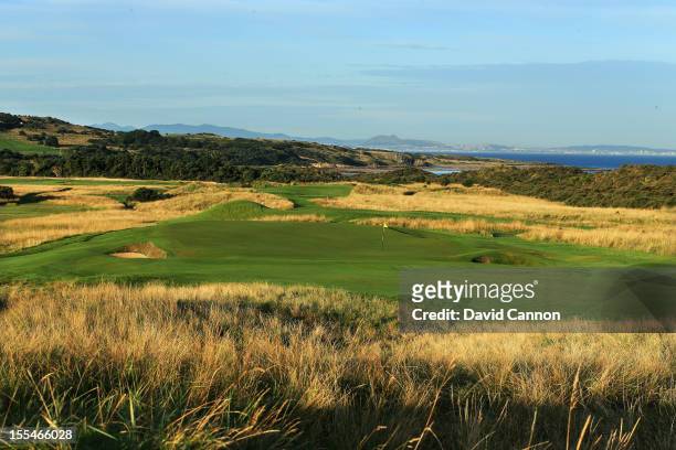 The par 4, 12th hole at The Honourable Company of Edinburgh Golfers at Muirfield on August 31, in Gullane, Lothian, Scotland.