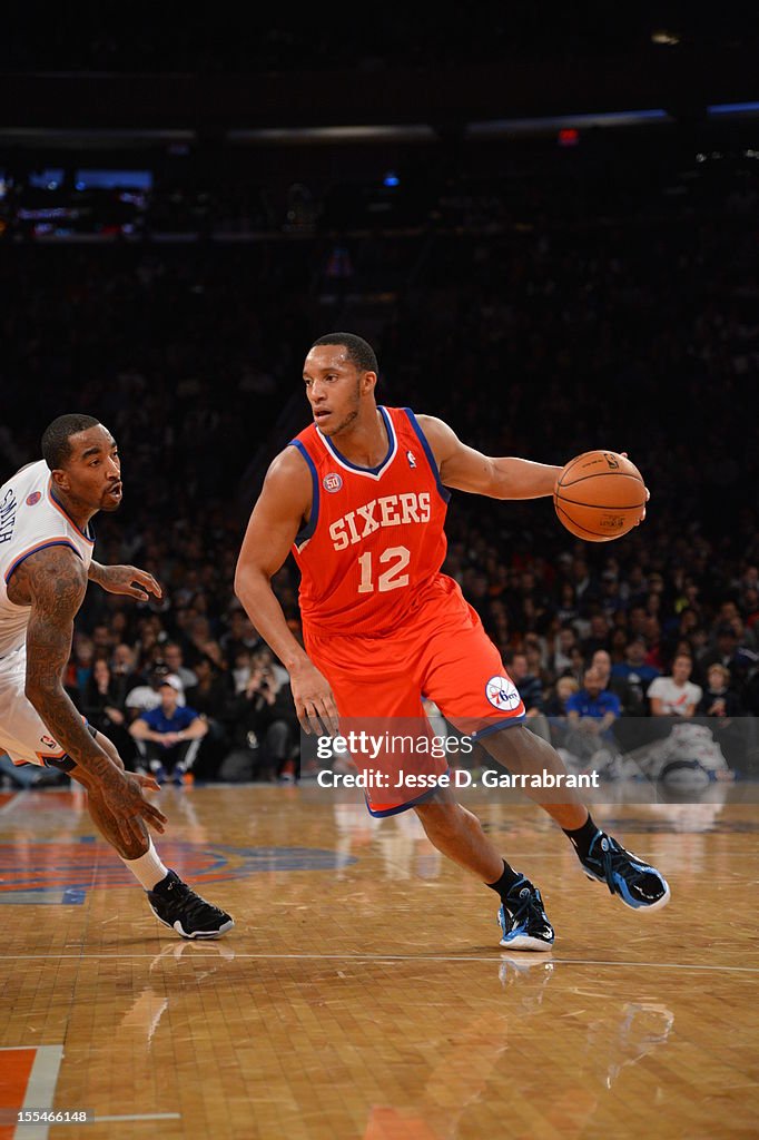 Philadelphia 76ers v New York Knicks