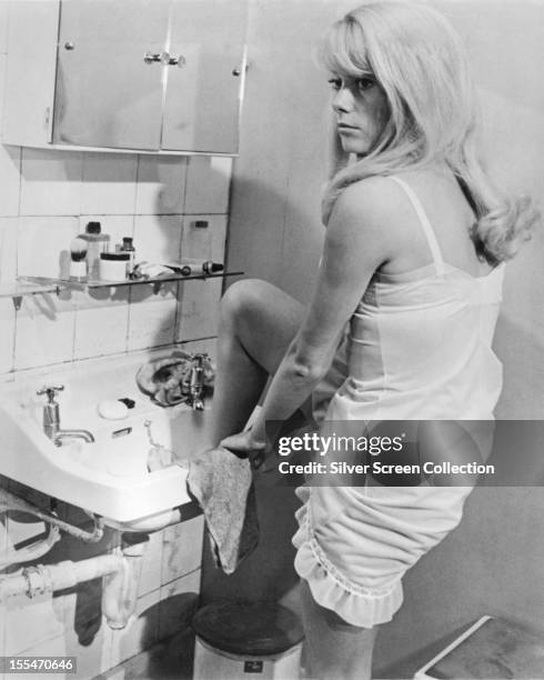 French actress Catherine Deneuve as Carole Ledoux in 'Repulsion', directed by Roman Polanski, 1965.