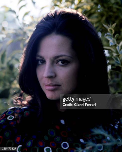 The German Princess and actress Ira Von Furstenberg, during a photoshoot Madrid, Castilla La Mancha, Spain. .