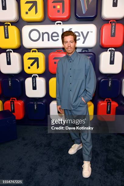 Shaun White attends Expedia Group’s launch event for the game-changing new loyalty program, One Key, at The Standard High Line Hotel in New York City...