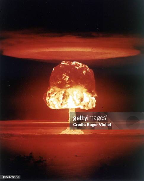 Operation Castle, American series of high-energy nuclear tests at Bikini Atoll , March 26, 1954.