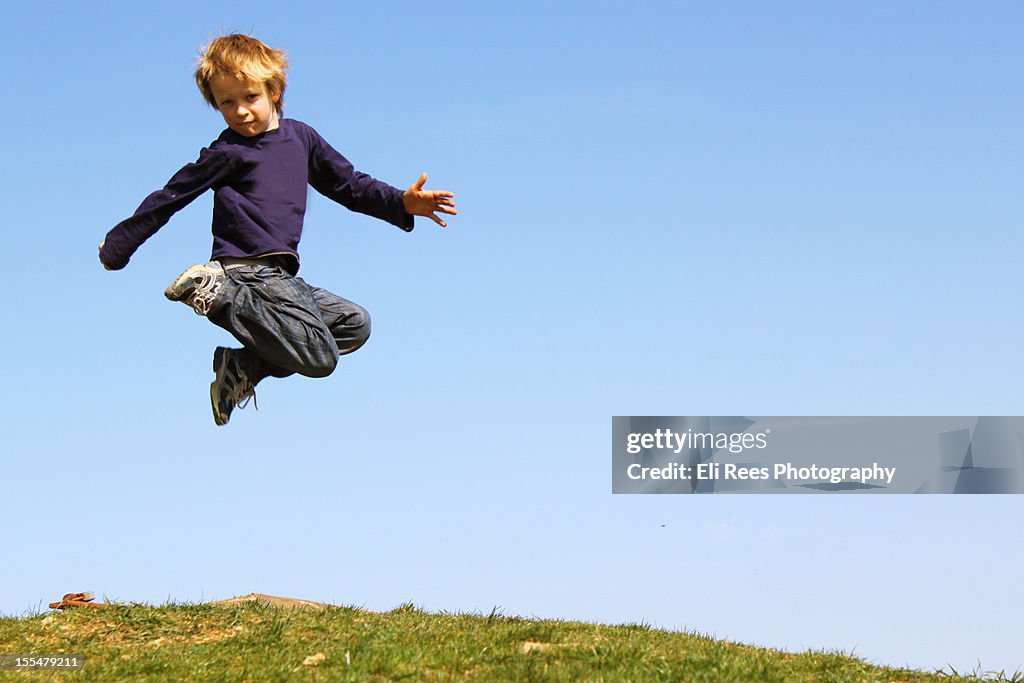 Boy Jumping