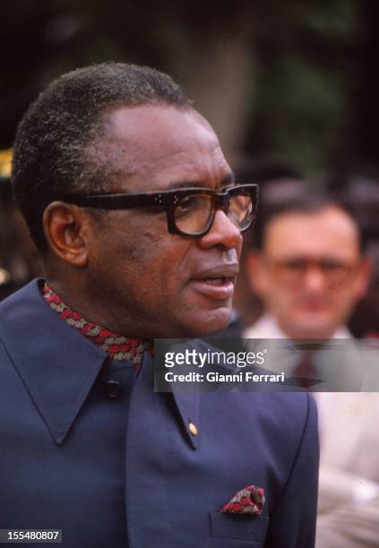 Mobutu Sese Seko, dictator of the Republic of Zaire from 1965 to 1997 Kinshasa, Zaire. .