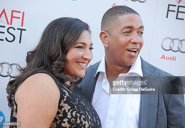 Personality Jo Frost and Darrin Jackson arrive at the gala screening of "Rise Of The Guardians" during the 2012 AFI FEST at Grauman's Chinese Theatre...