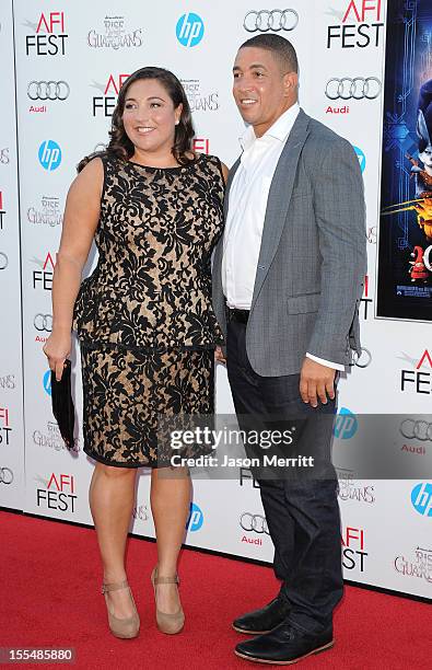 Personality Jo Frost and Darrin Jackson arrive at the premiere of "Rise of the Guardians" during the 2012 AFI Fest presented by Audi at Grauman's...