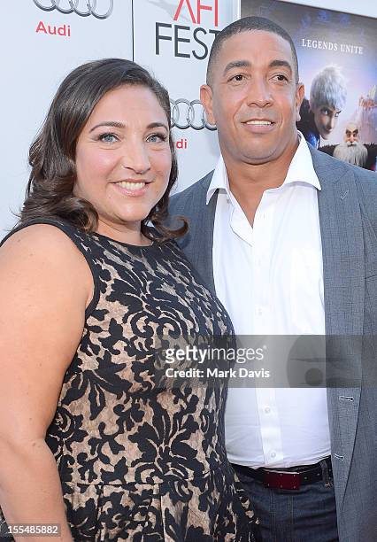 Personality Jo Frost and Darrin Jackson arrive at the gala screening of "Rise of the Guardians" during the 2012 AFI Fest presented by Audi at...