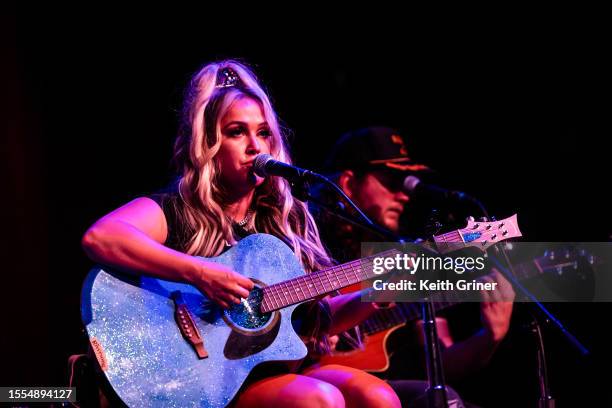 Priscilla Block performs during CMT Next Women of Country at City Winery Nashville on July 18, 2023 in Nashville, Tennessee.