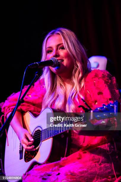 MaRynn Taylor performs during CMT Next Women of Country at City Winery Nashville on July 18, 2023 in Nashville, Tennessee.