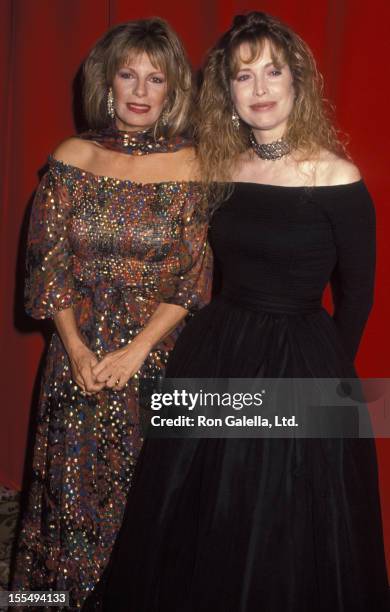 Yasmin Aga Khan and Diandra Douglas attend 10th Annual Rita Hayworth Alzheimers Benefit Gala on November 3, 1994 at Tavern on the Green in New York...