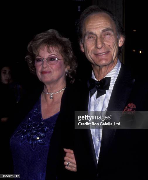 Actor Sid Caesar and wife Florence Caesar attend Benefit Gala for St. Jude Children's Hospital on June 4, 1993 at the Century Plaza Hotel in Century...