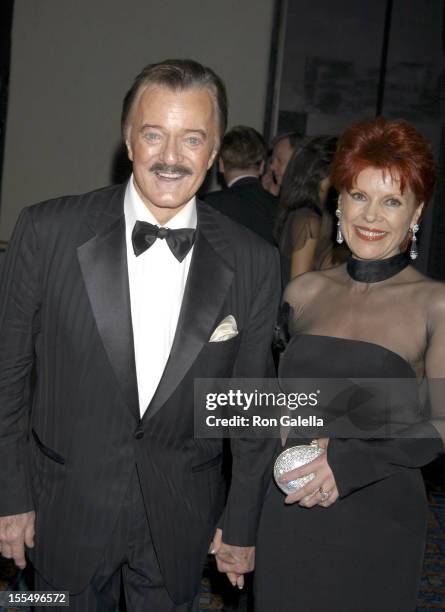 Robert Goulet and Vera Goulet during 59th Annual Tony Awards - After Party at Marriott Marquis in New York City, New York, United States.