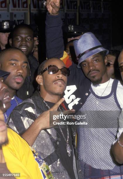 Ludacris and Big Boi of OutKast during 2002 MTV Video Music Awards - Backstage and Audience at Radio City Music Hall in New York City, New York,...