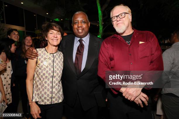 Kristine Belson, President of Sony Pictures Animation, Kemp Powers and Gary Trousdale attend Variety 10 Animators to Watch presented by Nickelodeon...