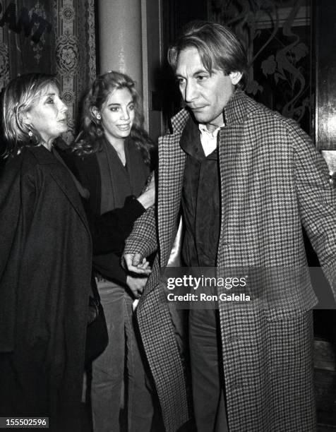 Charlie Watts , Wife Shirley, and Daughter Seraphina