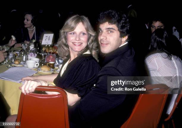 Bodybuilder and Actor Lou Ferrigno and wife Carla Green attend the 1981 Excellence in Media Angel Awards on March 25, 1981 at Hollywood Palladium in...