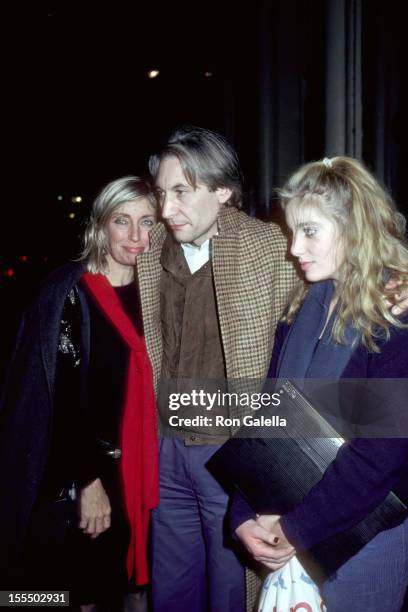 Shirley Watts, Charlie Watts, and Seraphina Watts during Rolling Stones File Photos, 1960s-1990s in London, New York, United States.