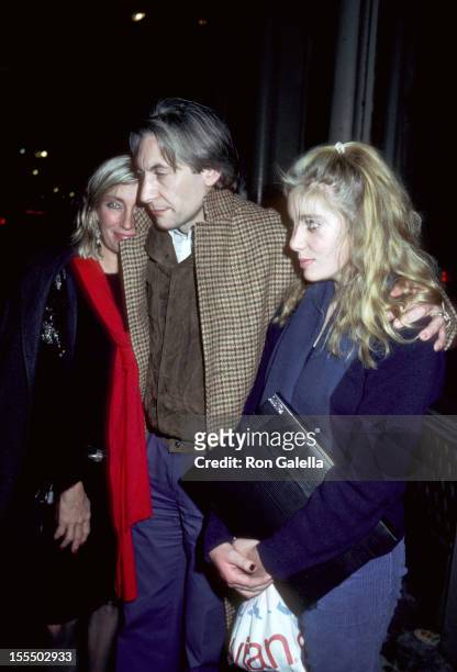 Shirley Watts, Charlie Watts, and Seraphina Watts during Rolling Stones File Photos, 1960s-1990s in London, New York, United States.