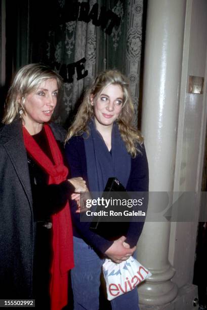 Shirley Watts and Seraphina Watts during Rolling Stones File Photos, 1960s-1990s in London, New York, United States.