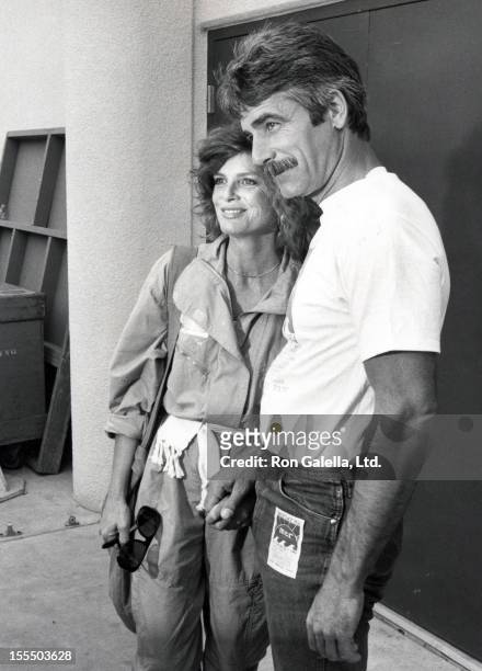 Actor Sam Elliott and actress Katharine Ross attending Second Annual Malibu Emergency Room Concert on March 18, 1984 at the Firestone Firehouse in...