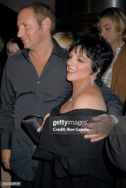 President of MAC Cosmetics, John Demsey and Liza Minnelli