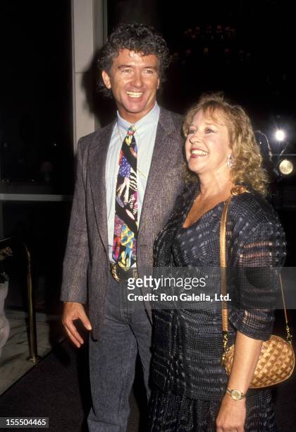 Actor Patrick Duffy and wife Carlyn Rosser attend the ABC Affiliates Party on June 3, 1992 at Century Plaza Hotel in Los Angeles, California.