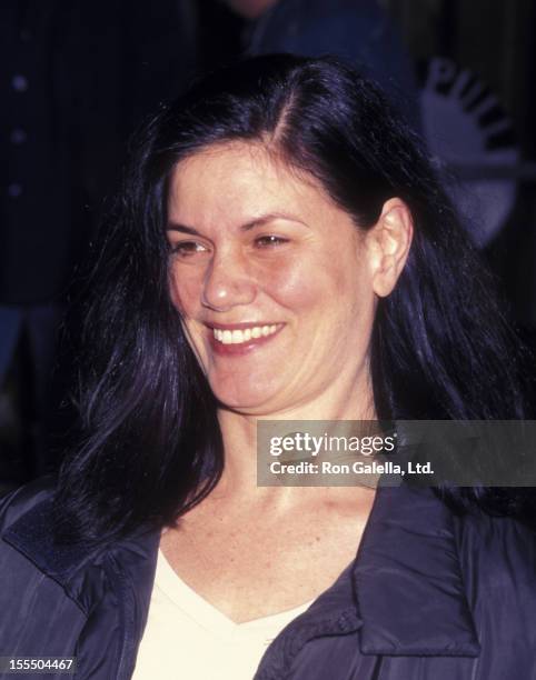 Actress Linda Fiorentino attends the premiere of The Wild Thornberries Movie on December 15, 2002 at the Beekman Theater in New York City.