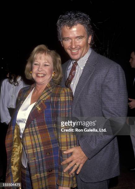 Actor Patrick Duffy and wife Carlyn Rosser attend the Ambassador of Hope Awards Gala Honoring Richard and Lauren Donner on February 10, 1994 at...