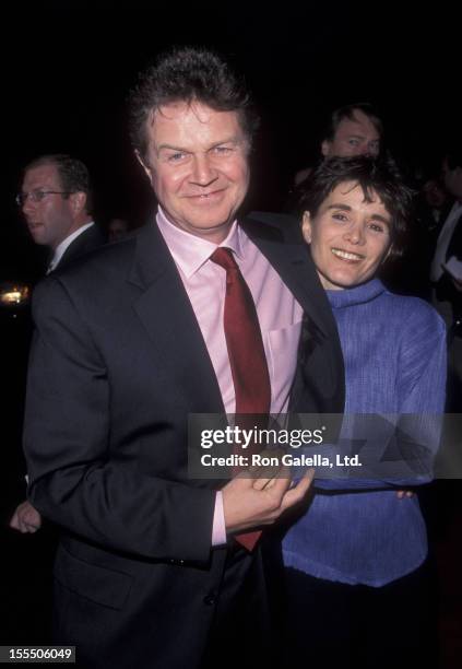 Director John Madden and wife Penny Madden attend the party for Miramax Films on March 20, 1999 at the Beverly Wilshire Hotel in Beverly Hills,...