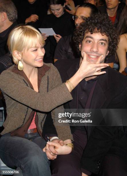 February 10, 2003 - New York City, New York New York State Armory Mercedes Benz Fashion Week Fall 2003 Collections - Marc Jacobs - Front Row and...