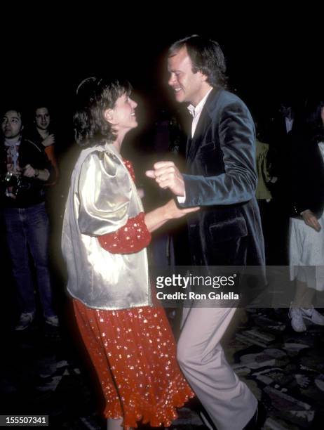 Actress Susan Saint James and television executive Dick Ebersol attend the Saturday Night Live Seventh Season Finale Cast and Crew Party on May 22,...