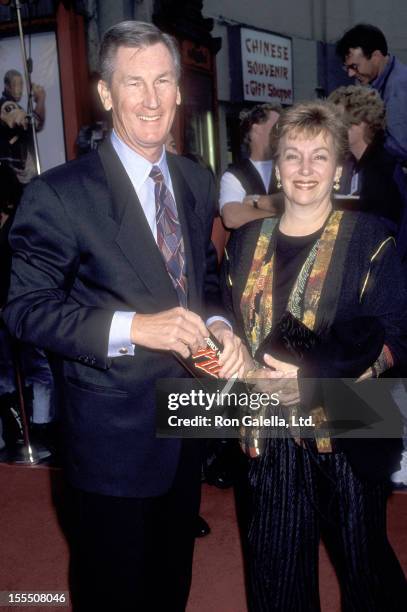 Producer Robert Rehme and wife Kay Yazell attend the Beverly Hills Cop III Hollywood Premiere on May 22, 1994 at Mann's Chinese Theatre in Hollywood,...